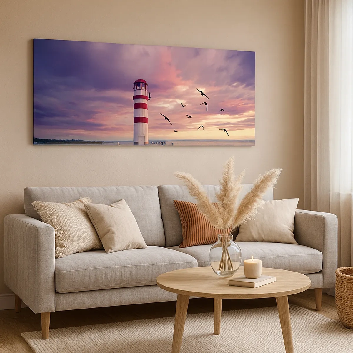 Schilderen op canvas - Het is tijd naar de haven te gaan - 30x30 cm