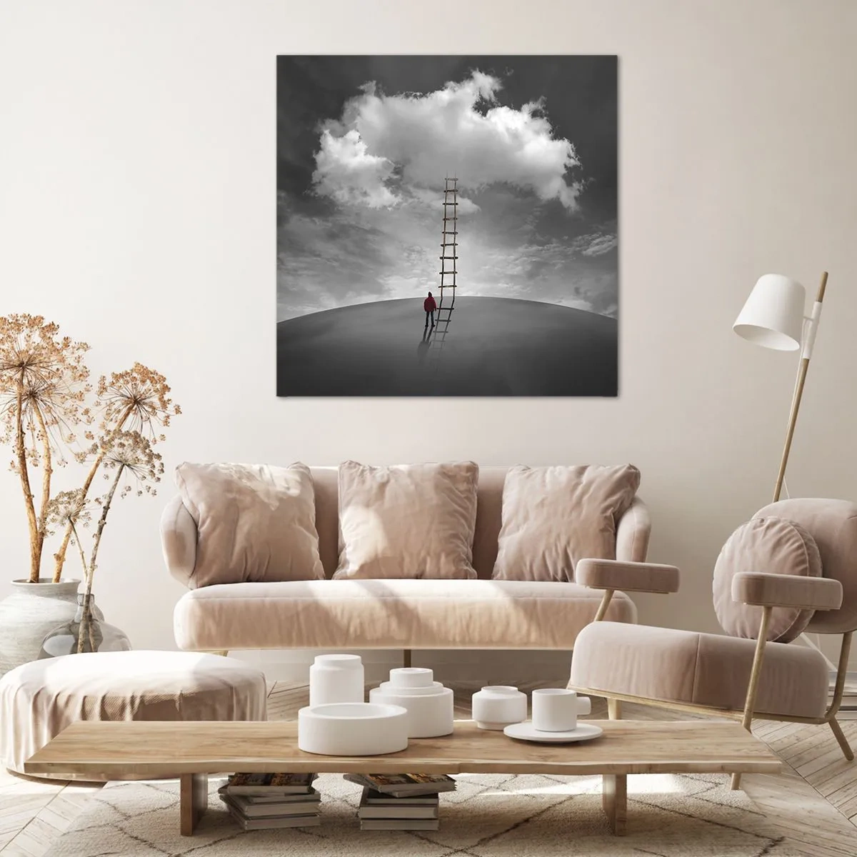 Schilderen op canvas - Alles is mogelijk - 40x40 cm