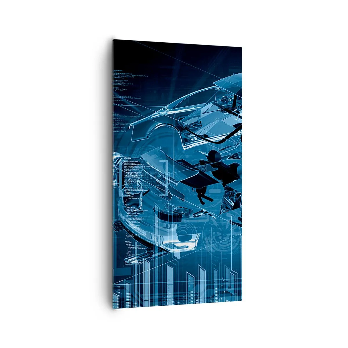 Schilderen op canvas - Technische anatomie - 65x120 cm