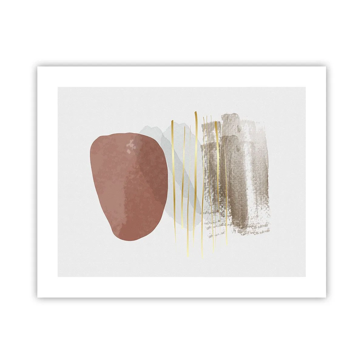 Poster - Abstracte zuilengalerij - 50x40 cm