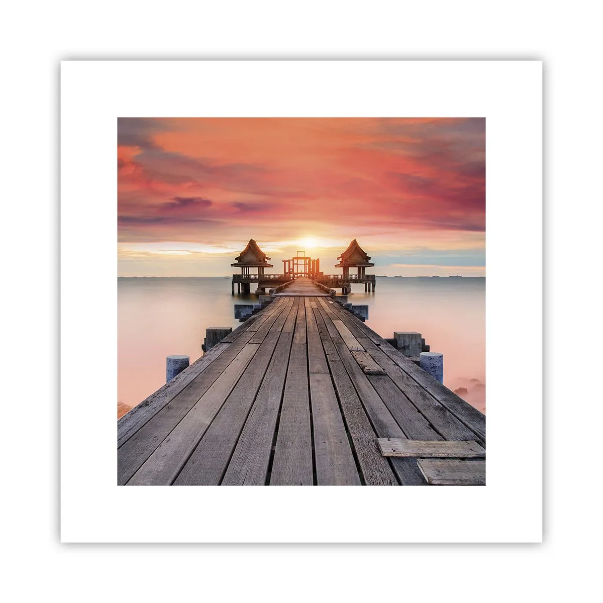 Poster - West in het Oosten - 30x30 cm