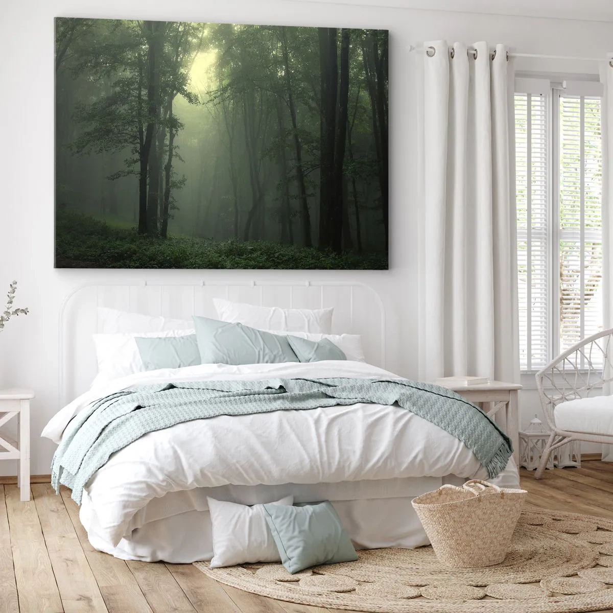 Schilderen op canvas - Voordat hij wakker wordt - 120x80 cm