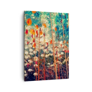 Schilderen op canvas - Het geheime leven van de bladeren - 50x70 cm