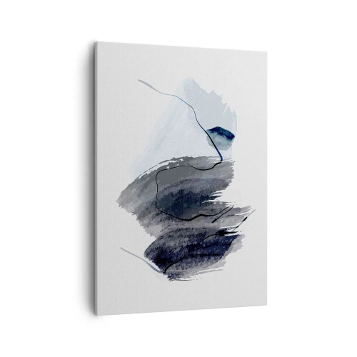 Schilderen op canvas - Intensiteit en beweging - 50x70 cm