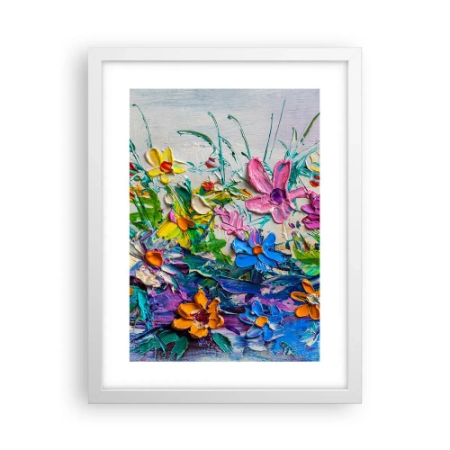 Poster in een witte lijst - Helemaal geen stilleven - 30x40 cm