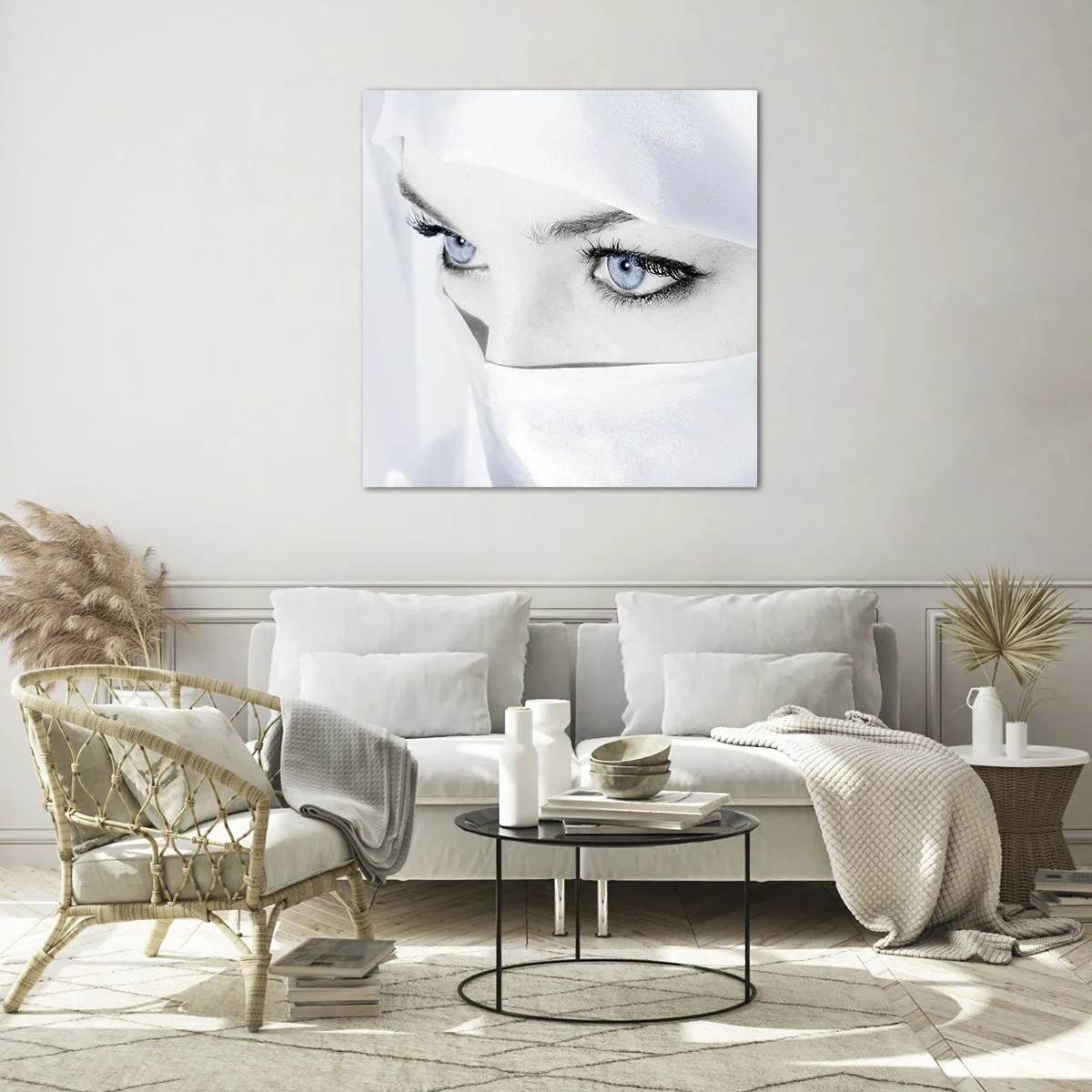 Schilderen op glas - Van duizend en één nacht - 60x60 cm