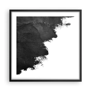 Poster in een zwarte lijst - Elementen: aarde - 50x50 cm