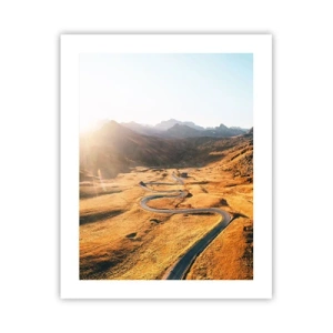 Poster - In een gouden vallei - 40x50 cm