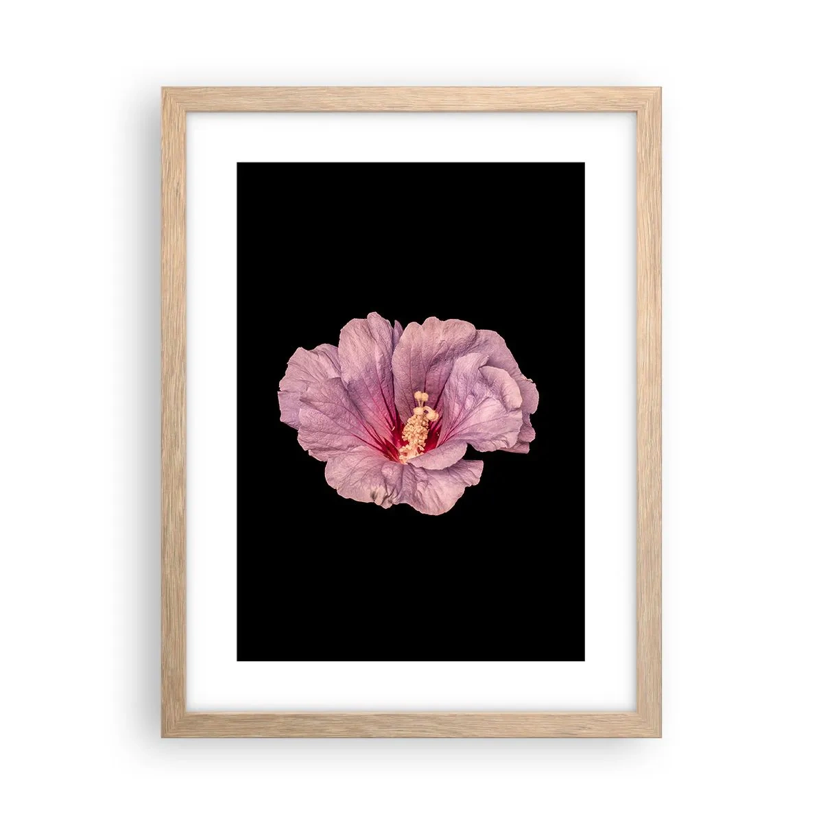 Een poster in een licht eiken lijst - Recht in het hart - 30x40 cm