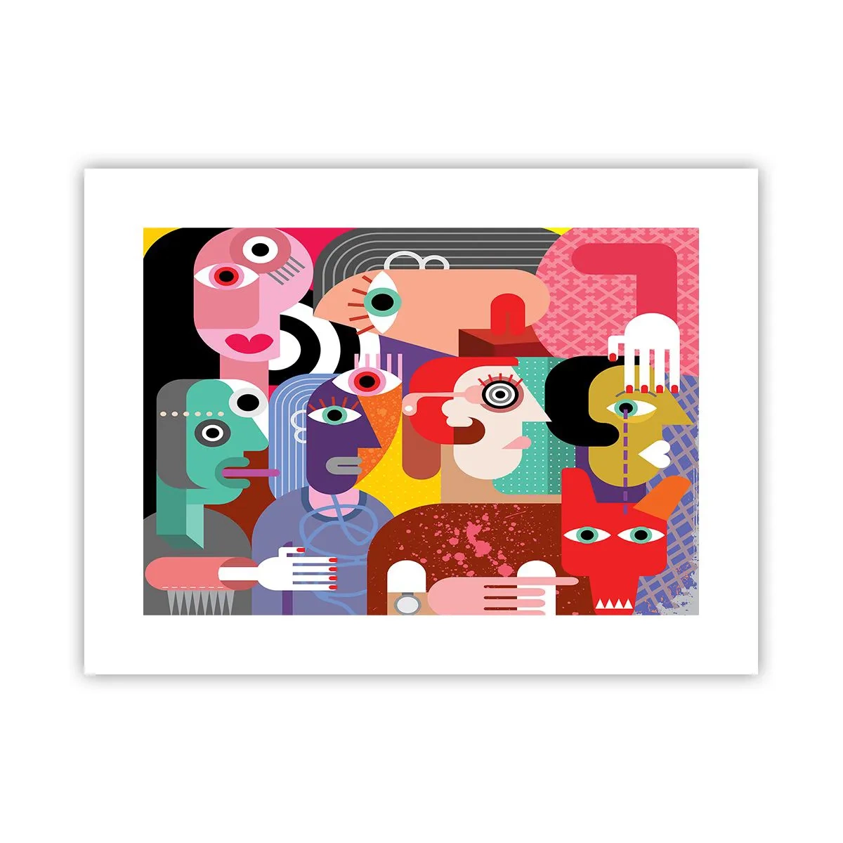 Poster - Wij zijn van de heer Picasso - 40x30 cm