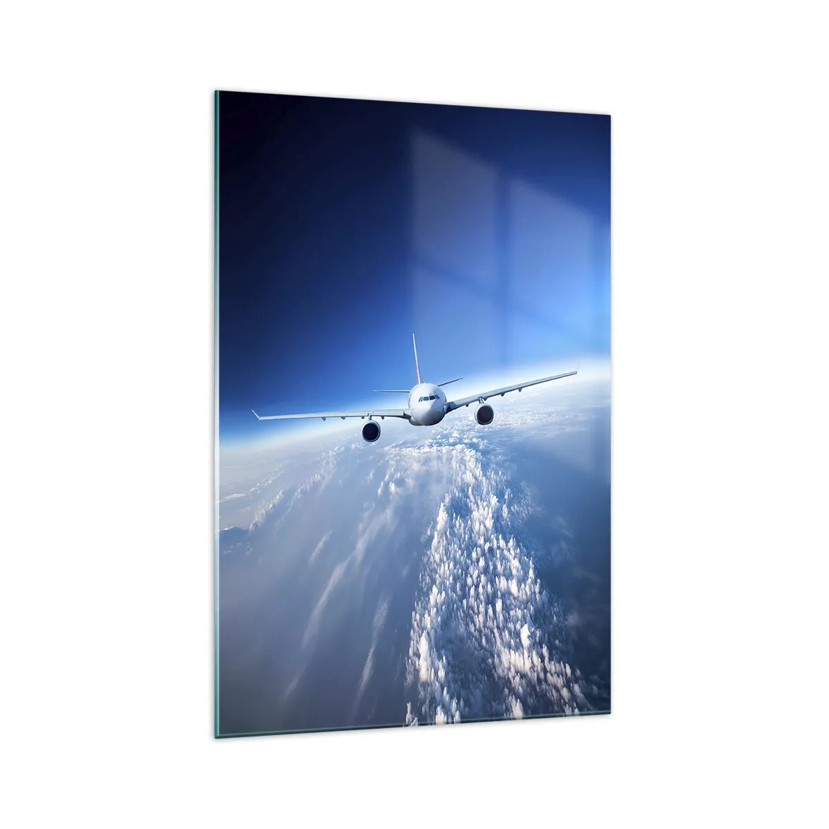 Schilderen op glas - Ik vlieg omdat ik dat wil - 70x100 cm