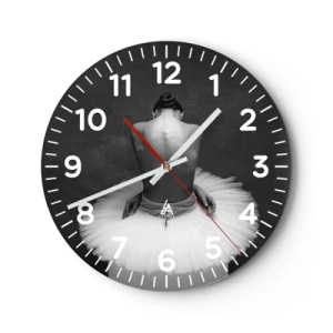 Wandklok - Klok - Het bloeit gewoon - 40x40 cm