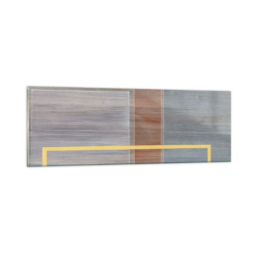 Schilderen op glas - Eenvoudig en rustig - 90x30 cm
