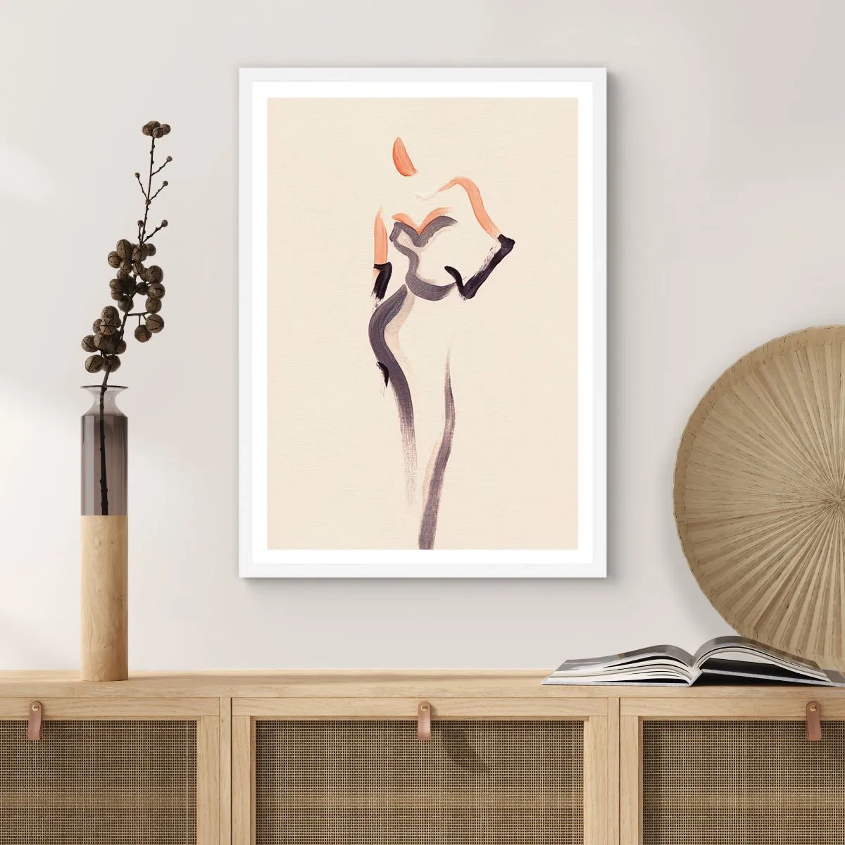 Poster in een witte lijst - Uit de gouden jaren van Hollywood - 70x100 cm