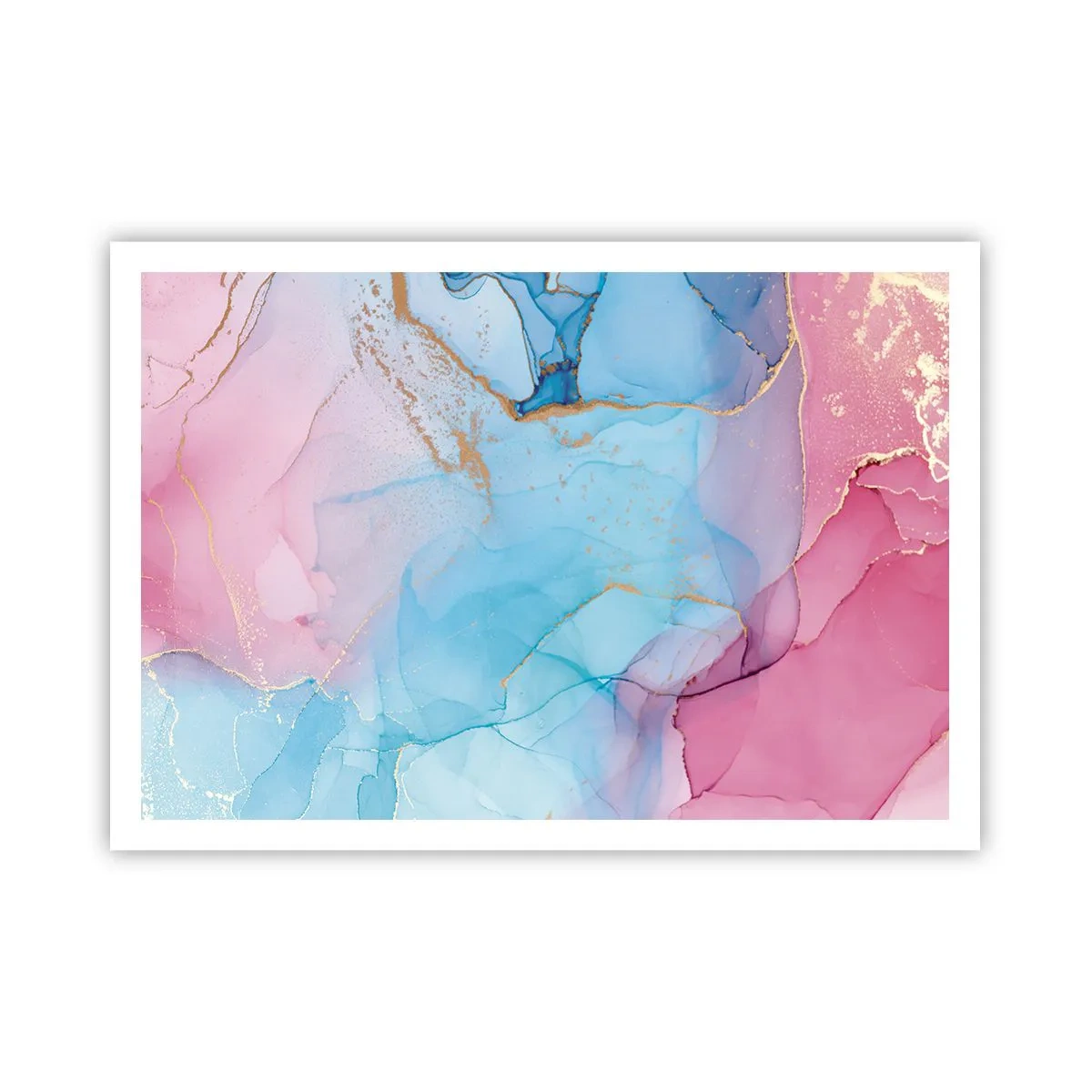 Poster - Ontmoeting en interpenetratie - 100x70 cm