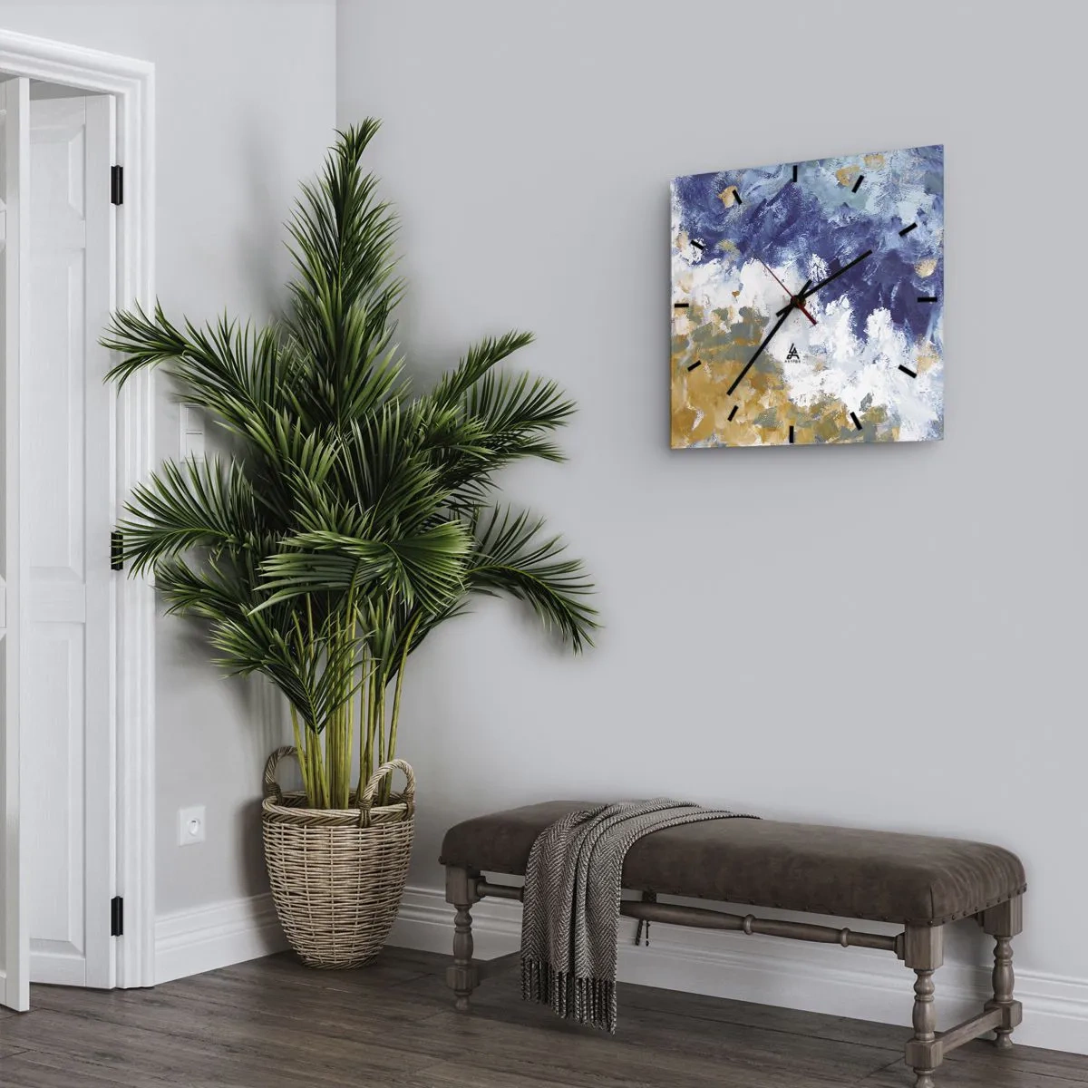 Wandklok - Klok - Dans der Elementen - 40x40 cm