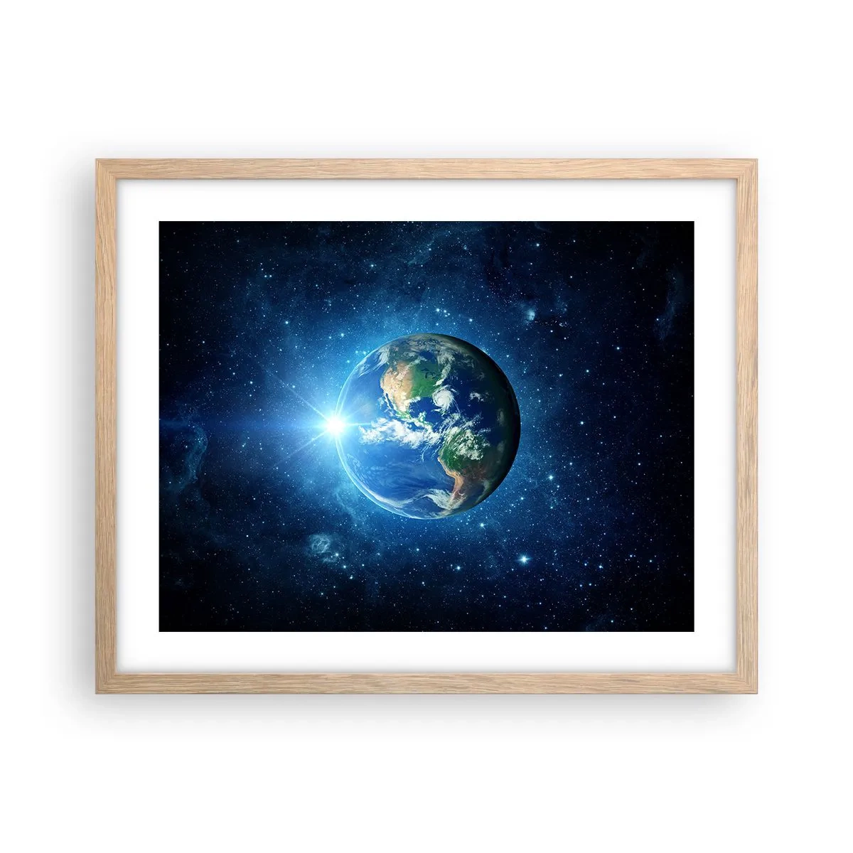 Een poster in een licht eiken lijst - We zijn in de hemel - 50x40 cm