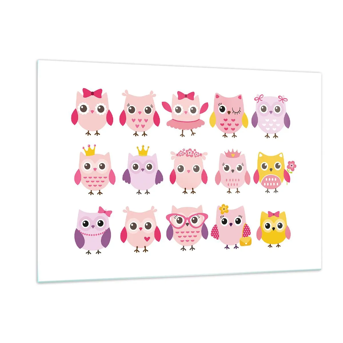 Schilderen op glas - De ene is zoeter dan de andere - 120x80 cm