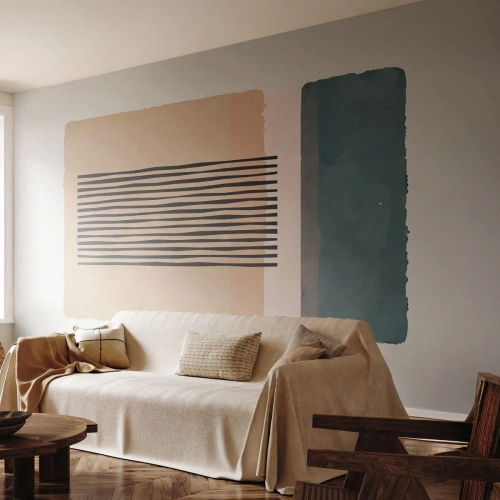 Fotobehang op maat Standard Eco - Alles is oke - Abstractie, Grafisch, Minimalisme