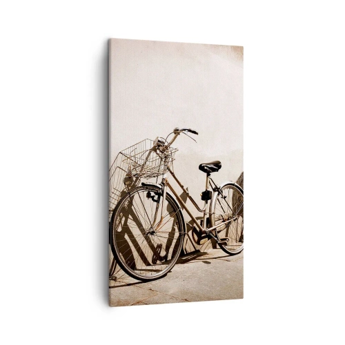 Schilderen op canvas - De onvergetelijke charme uit het verleden - 45x80 cm