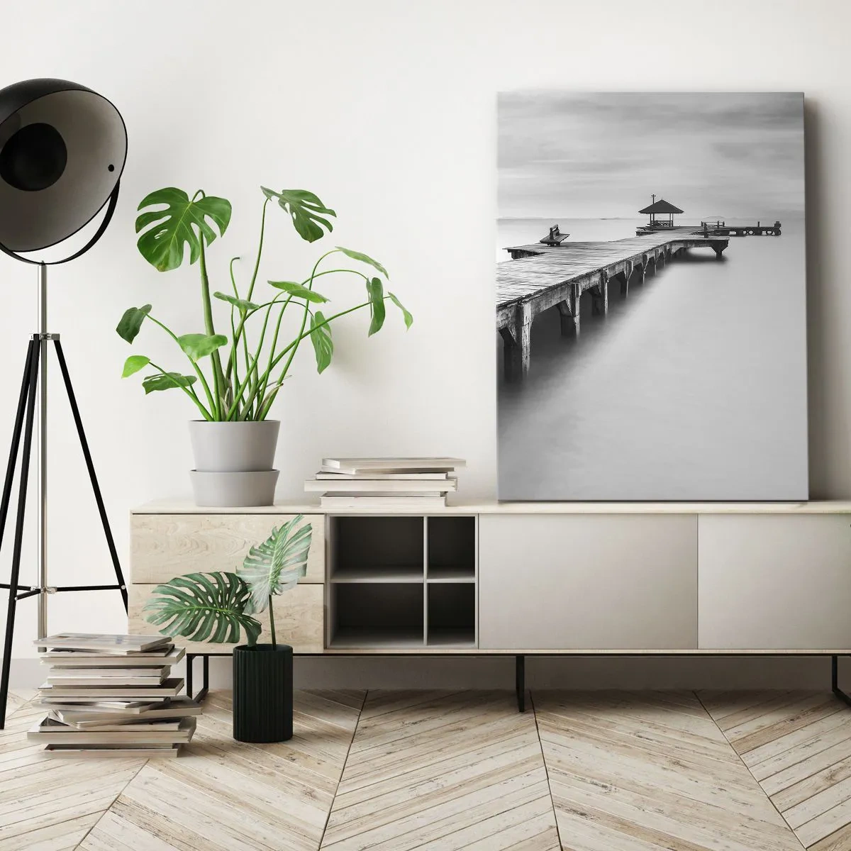 Schilderen op canvas - In de verte - 50x70 cm