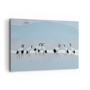 Schilderen op canvas - Na een warme dag - 120x80 cm