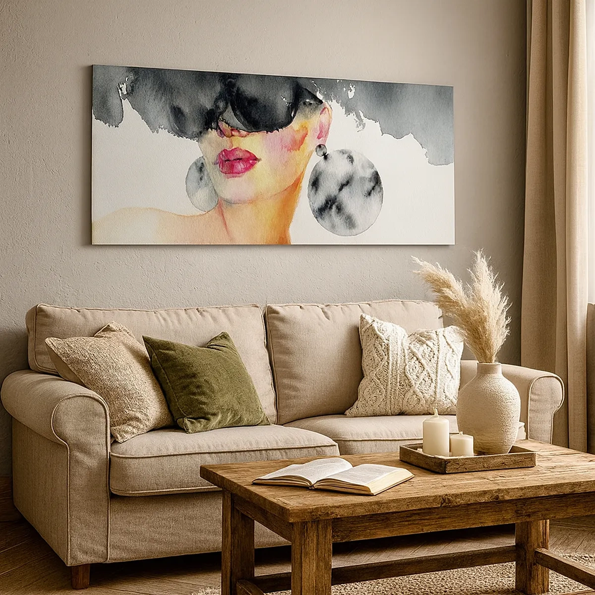 Schilderen op canvas - Het geheim van elegantie - 30x30 cm