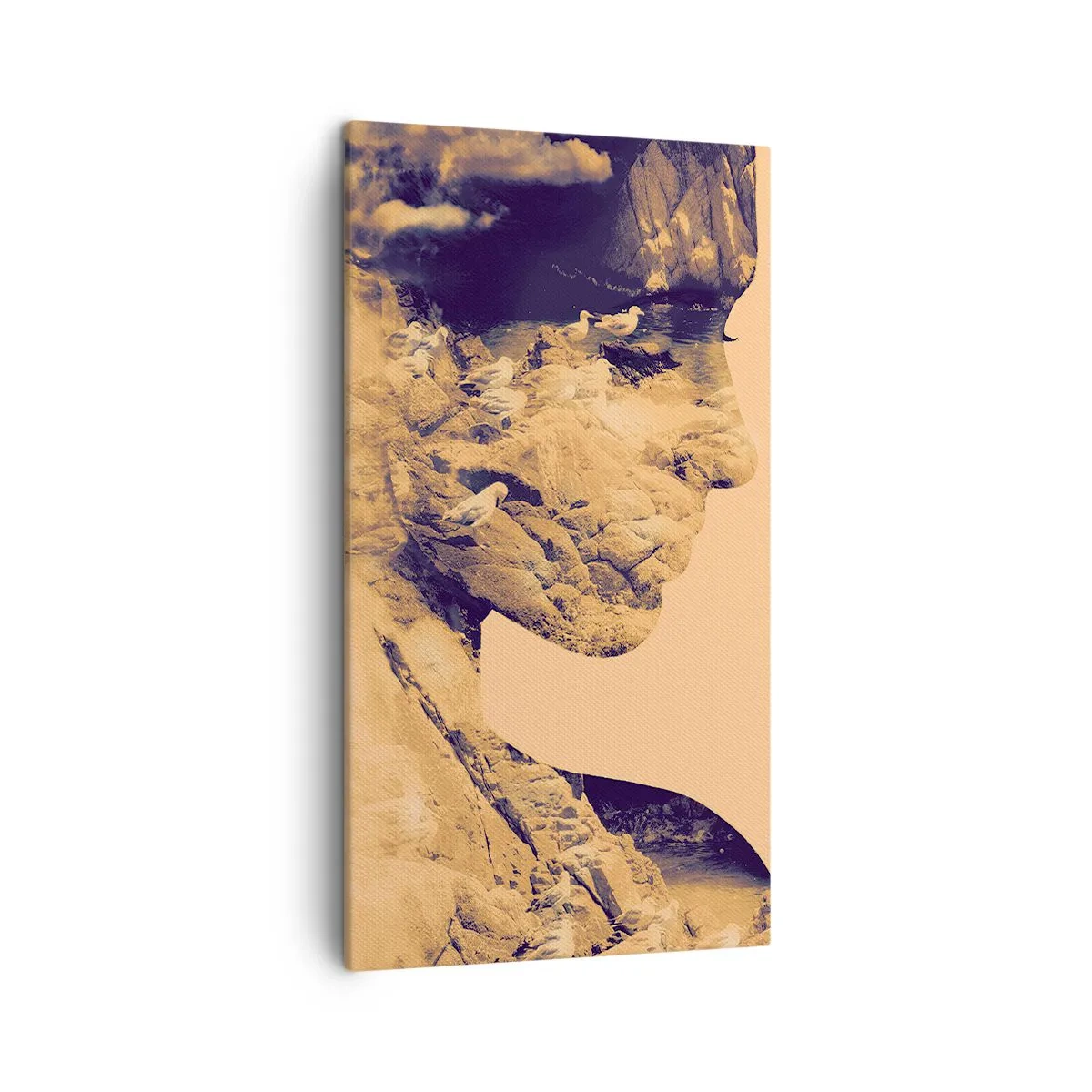 Schilderen op canvas - Van nature mooi - 45x80 cm
