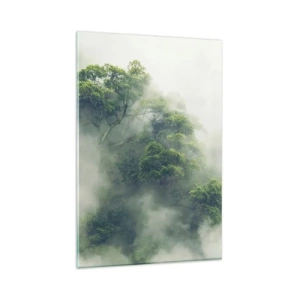 Schilderen op glas - In mist gehuld - 80x120 cm