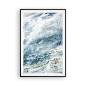 Poster in een zwarte lijst - Ijs wereld - 61x91 cm