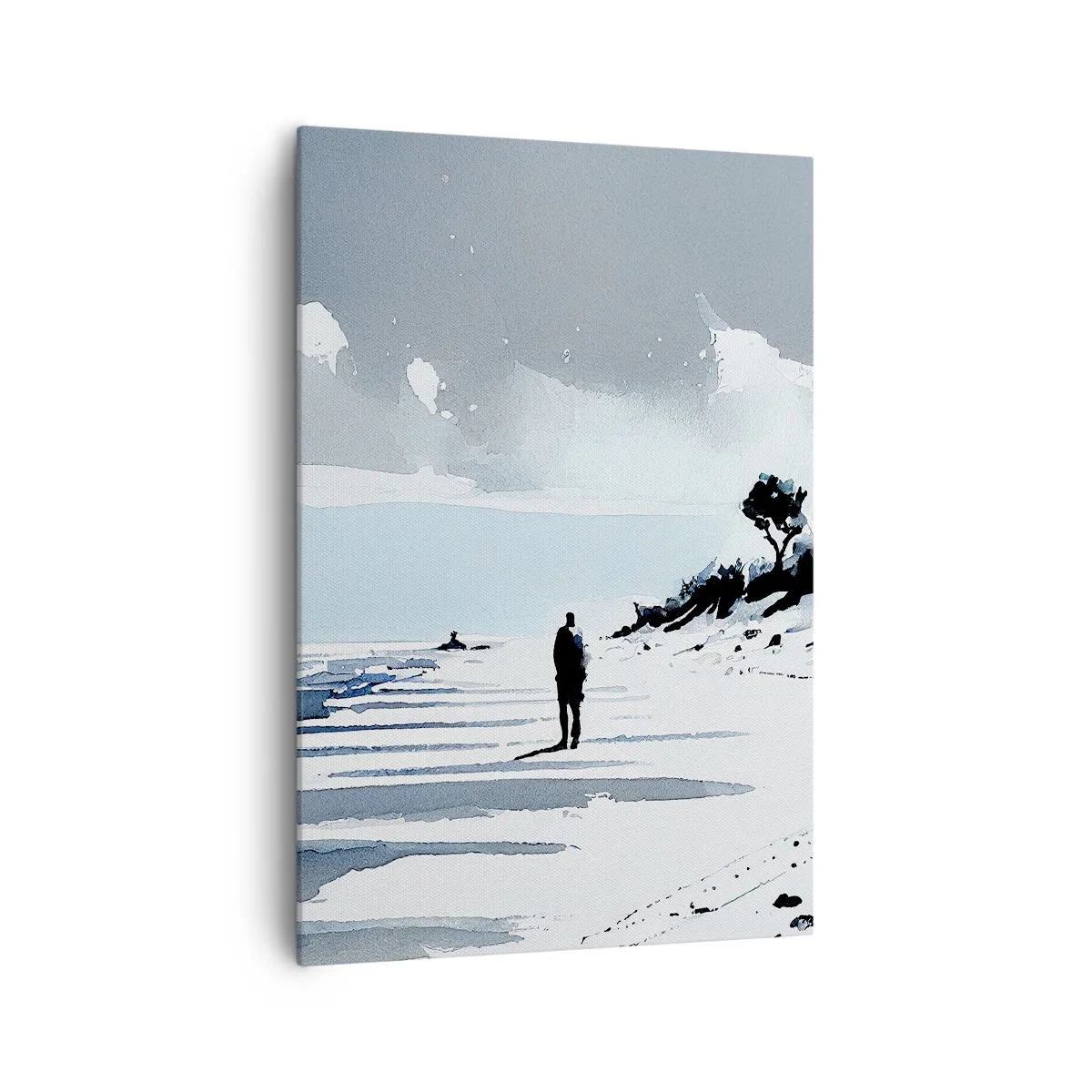 Schilderen op canvas - Alleen - 70x100 cm