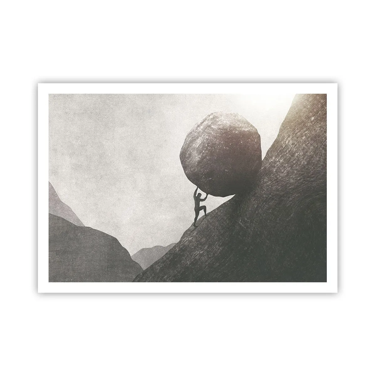 Poster - Ik geloof tegen alle hoop in - 100x70 cm