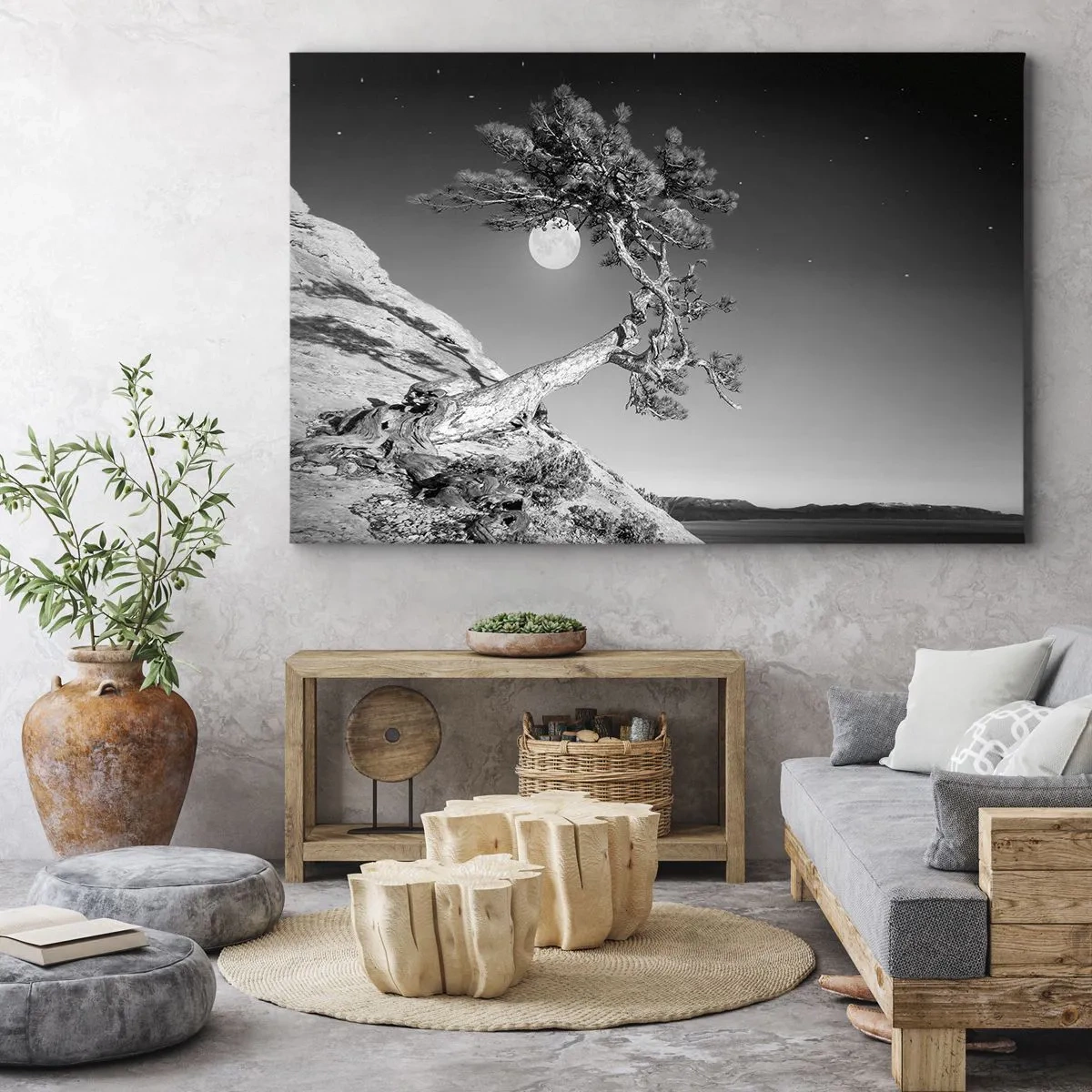 Schilderen op canvas - Een zegevierende jager - 100x70 cm
