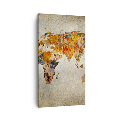 Schilderen op canvas - Een hele grote wereld - 45x80 cm