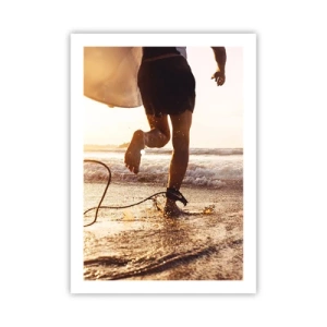 Poster - Om de golf te ontmoeten - 50x70 cm