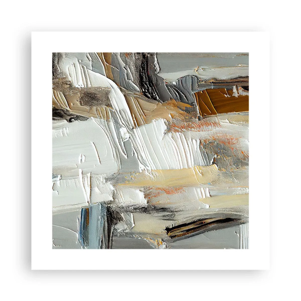 Poster - Kleurrijke lagen - 40x40 cm