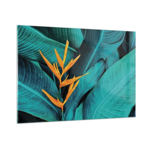 Schilderen op glas - Eden bloem - 100x70 cm