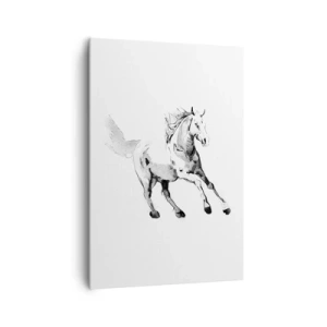 Schilderen op canvas - Ongetemde ziel - 70x100 cm