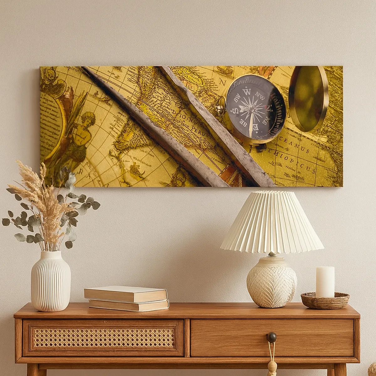 Schilderen op canvas - Waar zijn deze schatten? - 30x30 cm