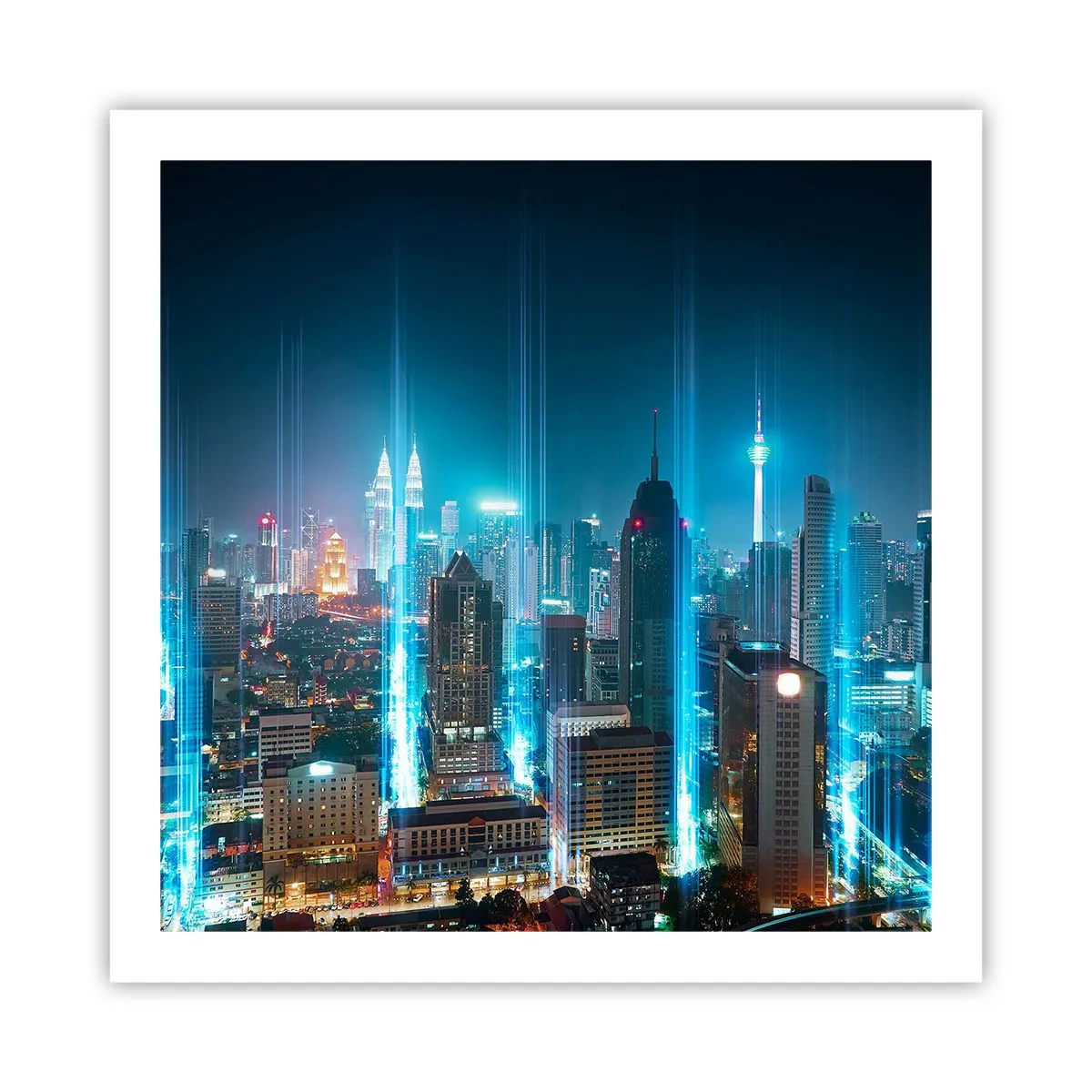 Poster - Op z'n Berlijns naar de hemel - 60x60 cm