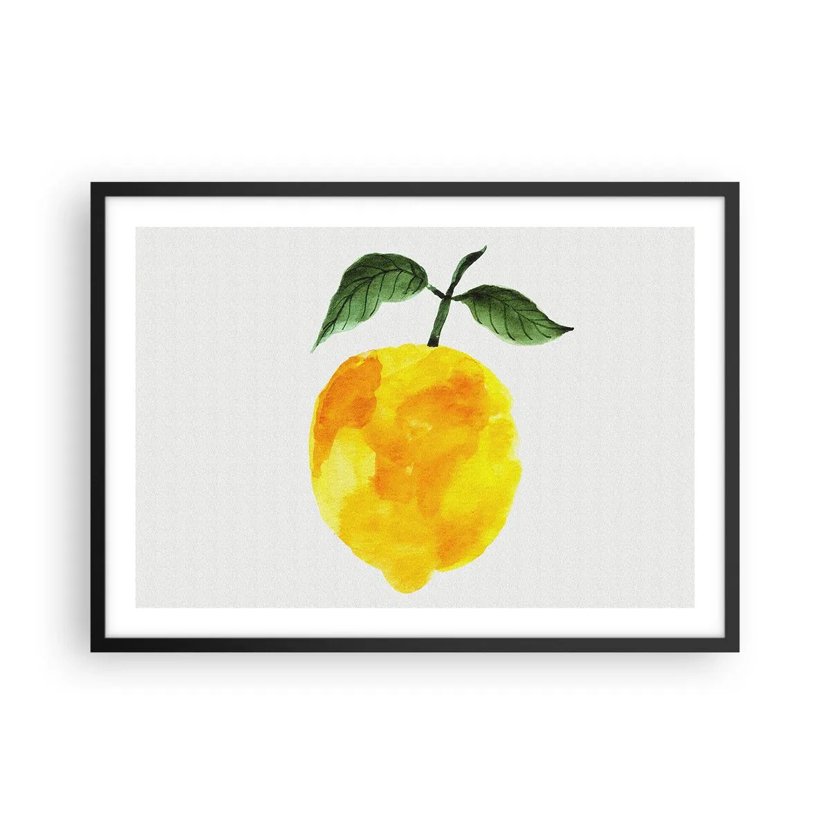 Poster in een zwarte lijst - Hoe proef je de zon? - 70x50 cm