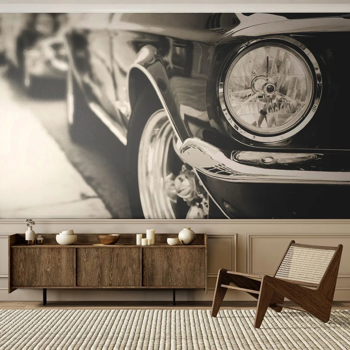 Fotobehang Premium Canvas - Permanente glans - Auto, Auto, Klassiek - 250x175 cm