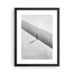 Poster in een zwarte lijst - Een duidelijk doel - 30x40 cm