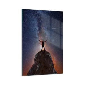 Schilderen op glas - De Kracht is bij mij! - 80x120 cm