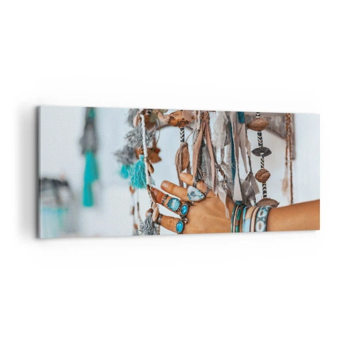 Schilderen op canvas - Lokale schatten - 120x50 cm