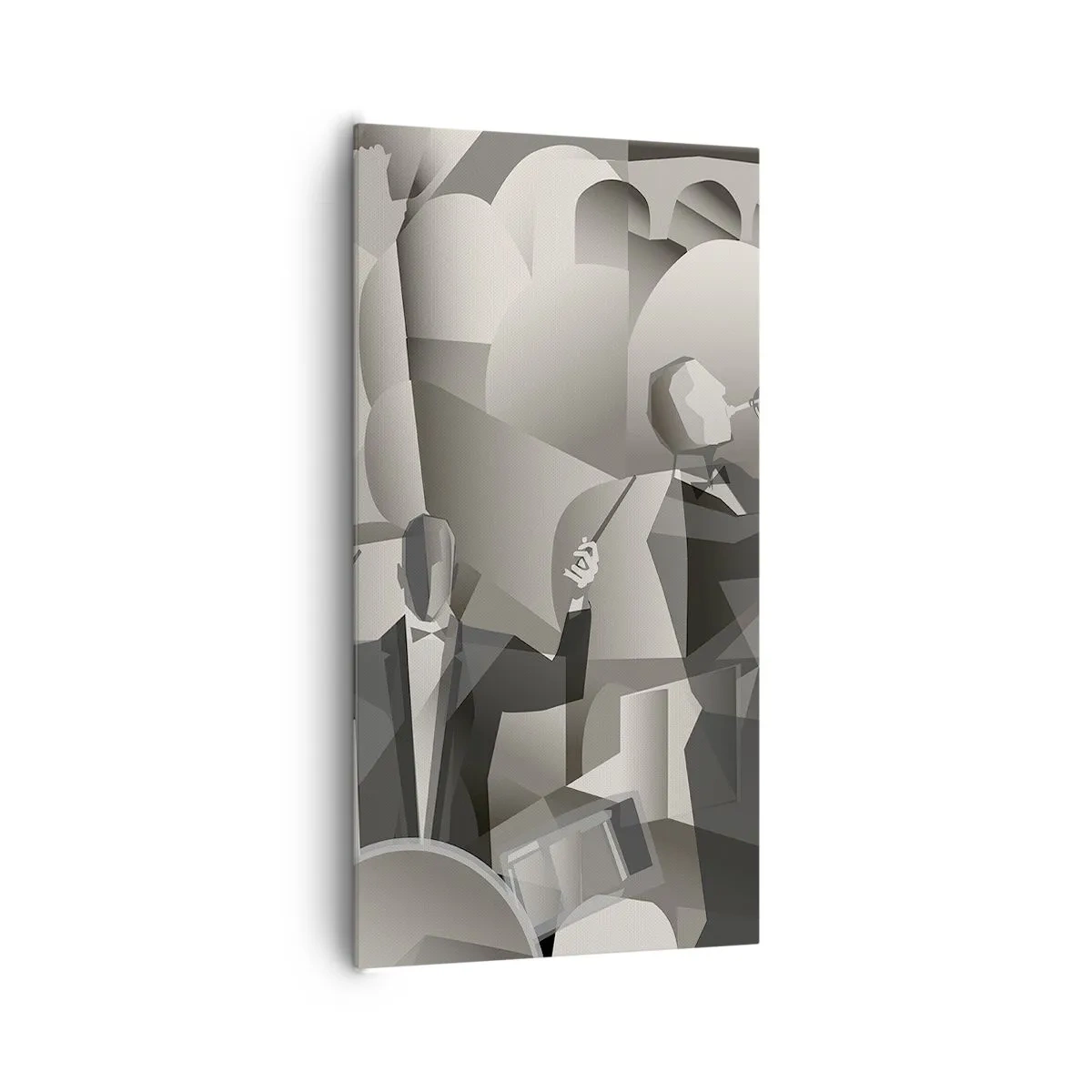 Schilderen op canvas - In de ruimte van geluiden - 65x120 cm