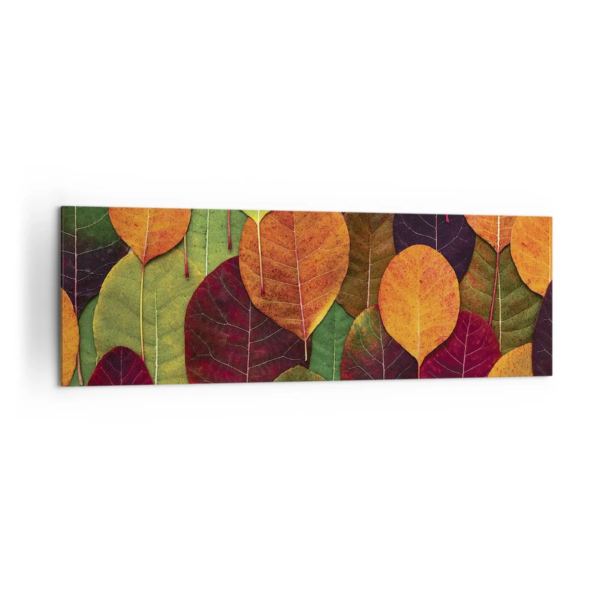 Schilderen op canvas - Herfst mozaïek - 160x50 cm