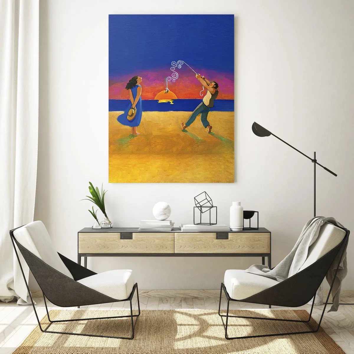 Schilderen op glas - Meer dan een sterretje uit de lucht - 70x100 cm