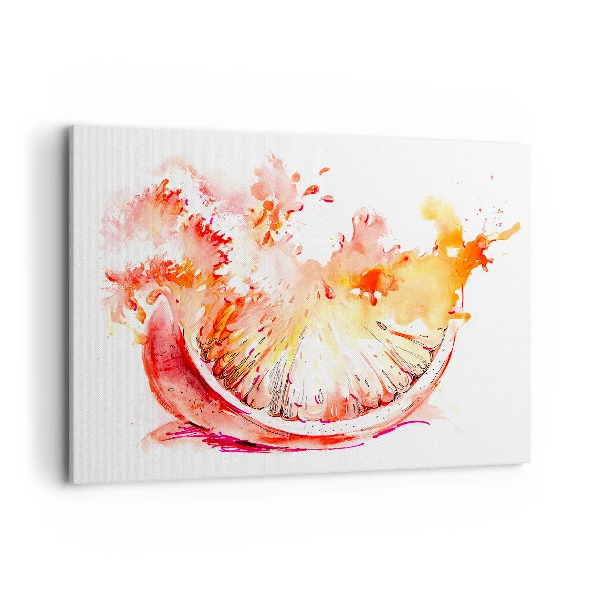 Schilderen op canvas - Sappige verfrissing - 100x70 cm