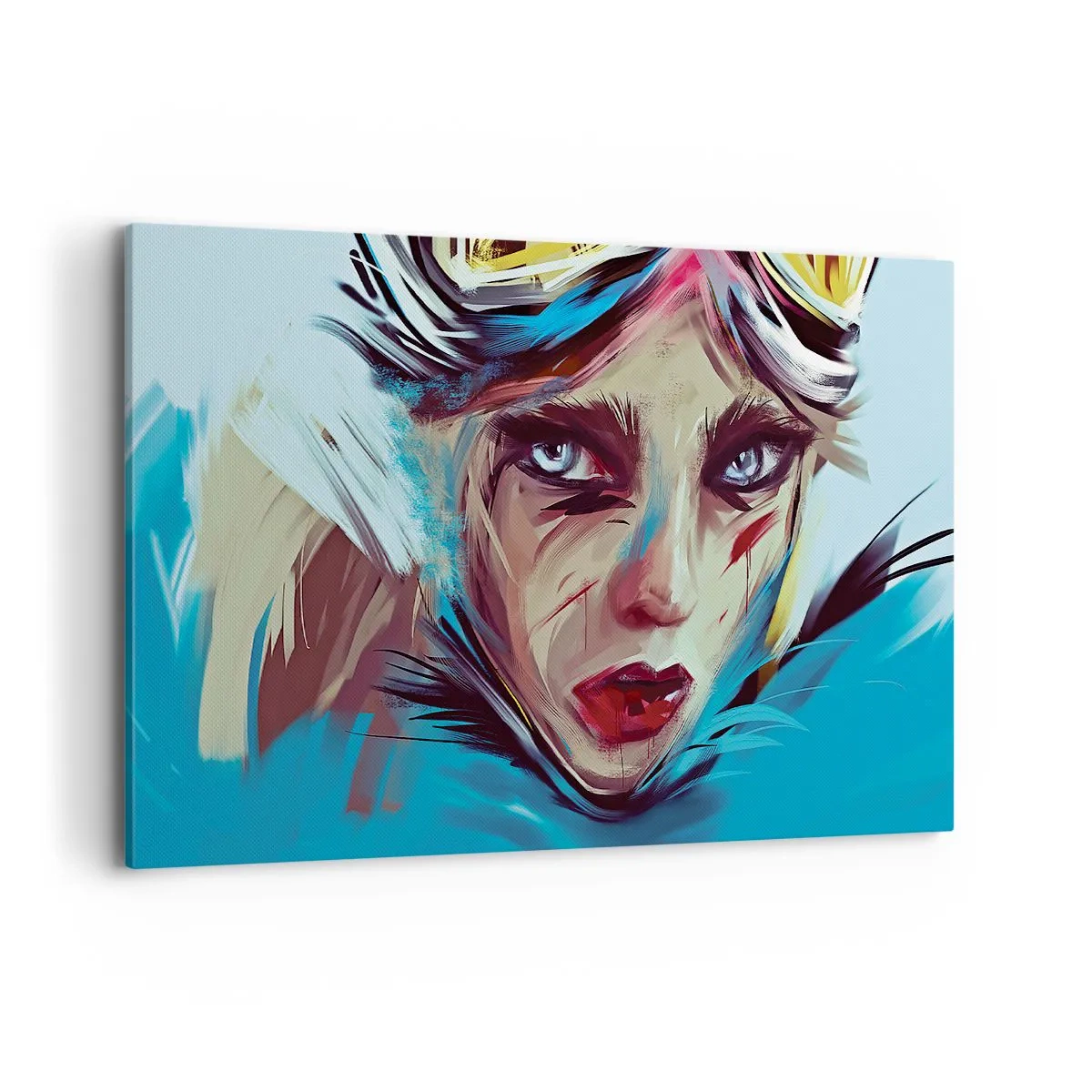 Schilderen op canvas - Straatvechter - 120x80 cm